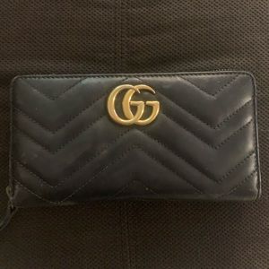 Gucci Maramont Quilted Leather Wallet